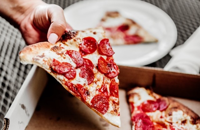 Fresh pizza ingredients